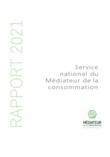Rapport annuel 2021 du Service national du médiateur de la consommation